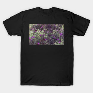 Purple Longstalk Cranesbill flowers T-Shirt